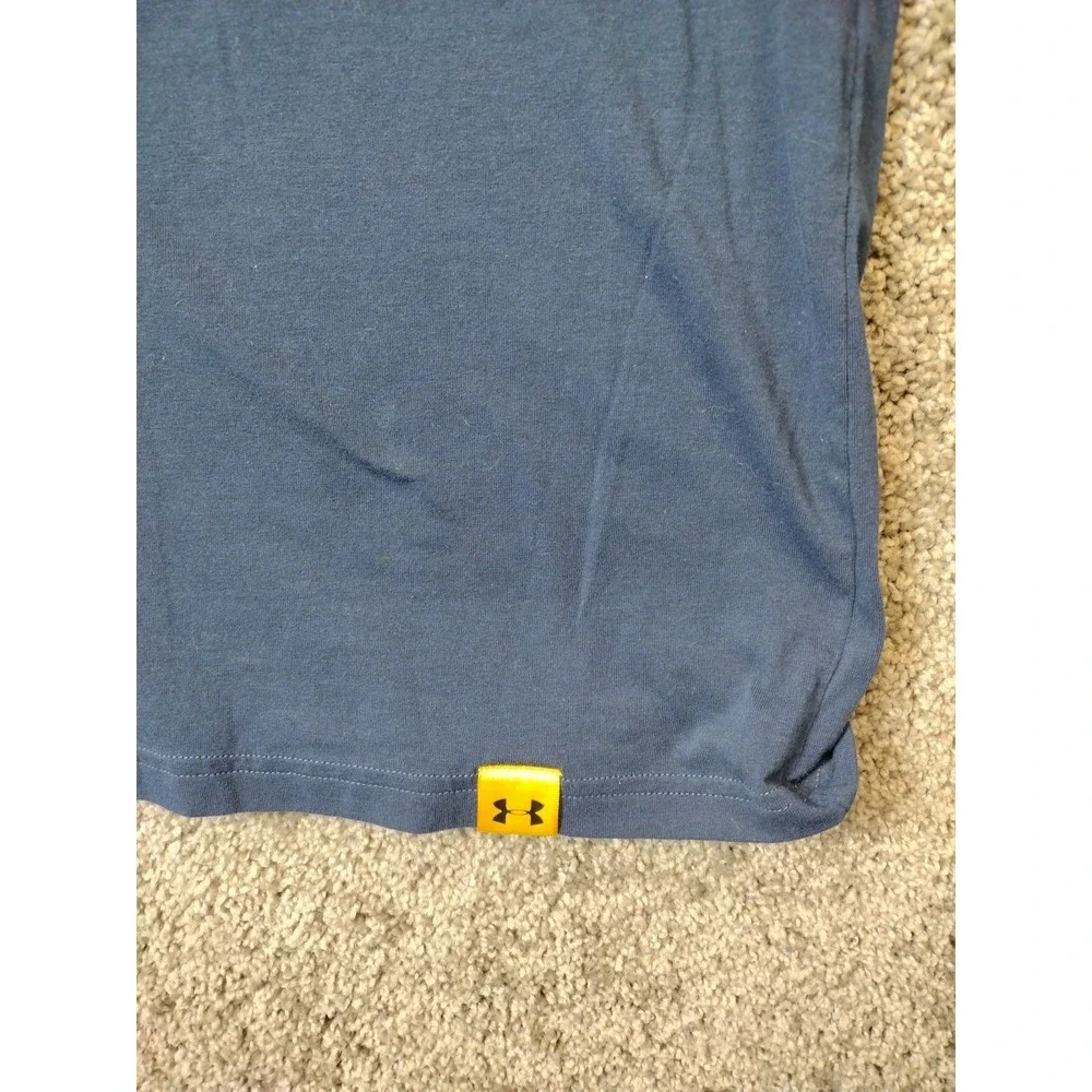 Under Armour Project Rock Blood Sweat Respect 2XL Short Sleeve Shirt Blue